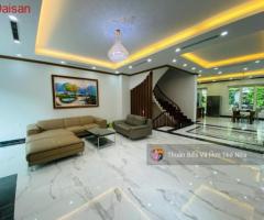 Biệt thự song lập Hoa Sữa, Vinhomes Riveside, thang máy, view sông, có hầm, 260m2 - 2