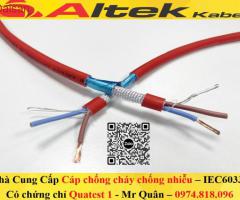Cáp chống cháy chống nhiễu 2x1.0 – Có Kiểm Định - 3