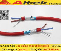 Cáp chống cháy chống nhiễu 2x1.0 – Có Kiểm Định - 4