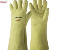 Găng tay chịu Nhiệt độ cao Fiber 500°C màu vàng - 2