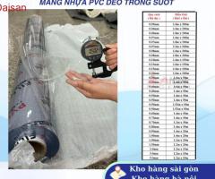 nhựa pvc dẻo mềm trong suốt
