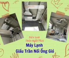 Thi Công Máy Lạnh Giấu Trần Nối Ống Gió Panasonic Tại Bình Dương
