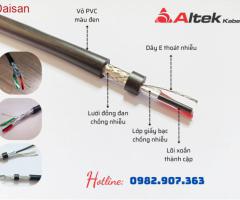 Cáp tín hiệu RS 485 Altek Kabel vỏ đen dày dặn, đi trong nhà và ngoài trời - 2