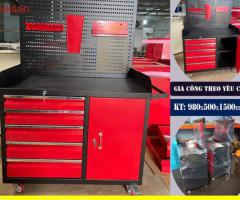 Tủ đựng đồ nghề vật tư kèm bảng treo 6 ngăn