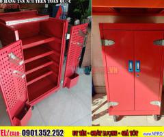 Tủ 2 cánh 5 ngăn đựng đồ nghề xe máy - Tủ đồ nghề honda