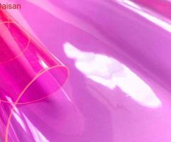 Màng pvc dẻo màu hồng - nổi bật, ngọt ngào, tinh tế - 2