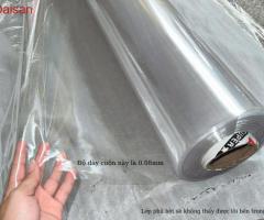 Nhà xưởng phân phối cuộn nhựa pvc trong dẻo, dày 0.08mm - 2