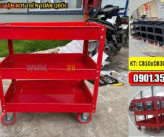 Tìm hiểu xe đẩy 3 ngăn chuyên đựng đồ nghề vật tư - 2