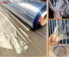 màng nhựa pvc dẻo - vải đựng chăn màn, áo vest - 2