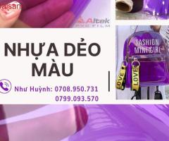màng nhựa pvc dẻo trong suốt nhiều màu