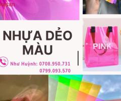 màng nhựa pvc dẻo trong suốt nhiều màu - 2
