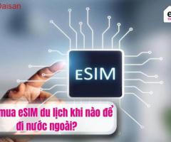 Nên mua eSIM du lịch khi nào để đi nước ngoài?