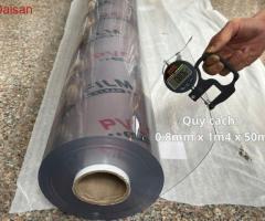 Màng nhựa pvc dẻo trong suốt- sẵn kho số lượng lớn, giá sỉ tận gốc