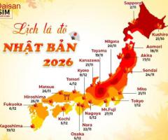 Lịch lá đỏ Nhật Bản 2026 mùa thu và giải pháp kết nối eSIM du lịch - 2
