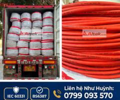 Cáp chống cháy chống nhiễu- tiêu chuẩn IEC 60331 & BS6387 SHIELDED FIRE RESISTANT CABLE