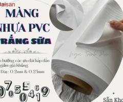 Mua bán nhựa pvc - màu trắng sữa mềm, dẻo, ứng dụng nhiều trong cuộc sống