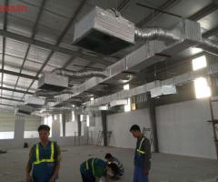 Chi phí thi công trọn gói máy lạnh ống gió 13hp cho căn tin