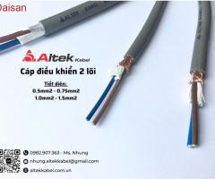 Phân phối cáp điều khiển 2 lõi Altek Kabel