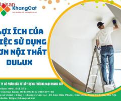 Lợi ích của việc sử dụng sơn nội thất DULUX