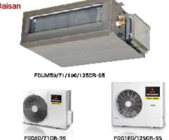 Thi công Máy lạnh giấu trần ống gió Mitsu Heavy FDUM50CR-S/FDC50CR-S Gas R410 2HP