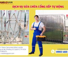 Dịch vụ sửa chữa cổng xếp inox tại TP HCM 0965 468 871