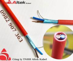 Cáp chống cháy-chống nhiễu 2x1.0mm2 LSHZ/Al Foil/LSHZ/Cu