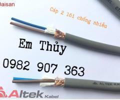 Cáp tín hiệu, cáp điều khiển 2 lõi / 0.5, 0.75, 1.0, 1.5mm2 - 2