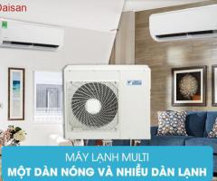 Thương hiệu Máy lạnh Multi với dàn nóng nhỏ gọn đặt bên ngoài