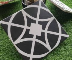 Gạch bông men vuông nhập khẩu kích thước 200*200mm 20111 - 2