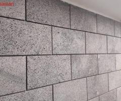 Đá ong đen, đá ong xám kích thước 30x60x1cm - 3