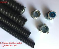 Ống ruột gà lõi thép bọc nhựa vỏ đen bảo vệ cáp điện - 2