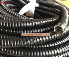 Ống ruột gà lõi thép bọc nhựa vỏ đen bảo vệ cáp điện - 3