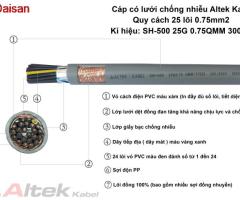 Cáp điều khiển 25 lõi chống nhiễu và không chống nhiễu tại kho HN,ĐN, HCM - 3