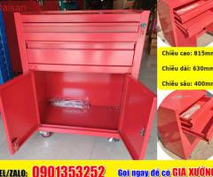 Tủ đựng đồ nghề 2 cánh 2 ngăn kéo( Tủ đồ nghề 3 ngăn) - 2
