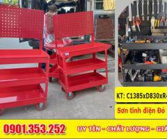 Tìm hiểu mẫu xe đẩy đồ nghề đa năng kèm bảng treo - 5