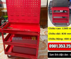 Xe để đồ nghề 3 ngăn KT C810xD830xR400mm - 3