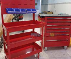 Xe để đồ nghề 3 ngăn KT C810xD830xR400mm - 4