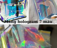 màng nhựa pvc dẻo tại hà nội - hologram 7 màu