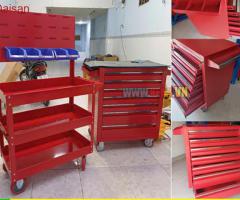 Tủ dụng cụ đồ nghề 7 ngăn màu đỏ