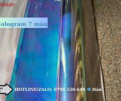 Màng Hologram 7 màu hàng có sẵn tại kho Hà Nội & TP.HCM