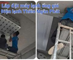 Lắp đặt máy lạnh âm trần nối ống gió cho Biệt thự Vila