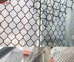 màng nhựa pvc mắt cáo chống tĩnh điện phòng sạch