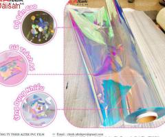 Cơ sở sản xuất màng nhựa pvc ánh kim 7 màu – hologram