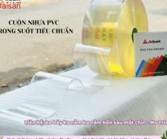 Cuộn nhựa pvc trong suốt khổ nhỏ - nhà phân phối lớn