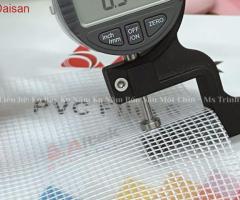 Màng nhựa pvc giá rẻ dạng cuộn, lưới nhỏ nhiều màu - 2