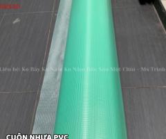 Màng nhựa pvc giá rẻ dạng cuộn, lưới nhỏ nhiều màu - 3