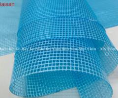 Màng nhựa pvc giá rẻ dạng cuộn, lưới nhỏ nhiều màu - 4