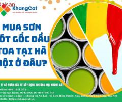 Mua sơn lót gốc dầu TOA tại Hà Nội ở đâu chính hãng?