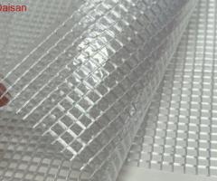 Cuộn nhựa pvc ô lưới 5mm sợi gia cường