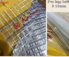 màng nhựa pvc kẹp lưới sợi polyester